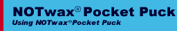 NOTwaxポケットパックの使用方法